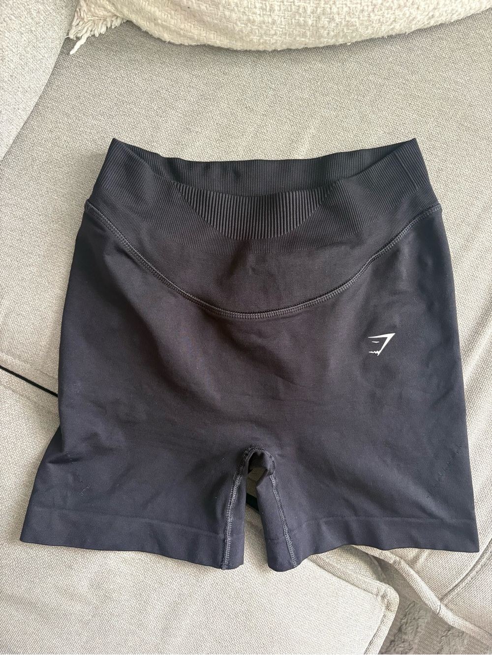 Gymshark Sweat Black High-Rise Seamless Bike Shorts